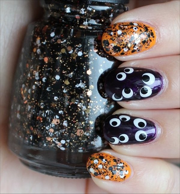 85+ Seriously Spooky Halloween Nail Art Ideas 122 halloween nail ideas 119 85+ Seriously Spooky Halloween Nail Art Ideas - 122