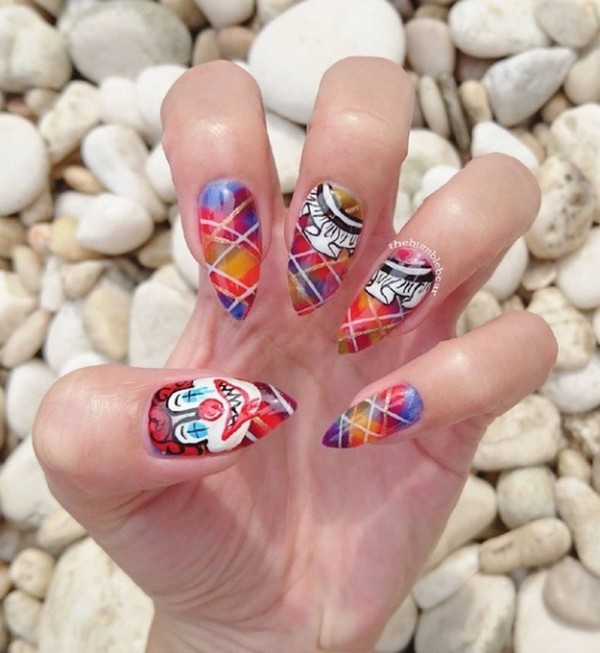 85+ Seriously Spooky Halloween Nail Art Ideas 125 halloween nail ideas 122 85+ Seriously Spooky Halloween Nail Art Ideas - 125