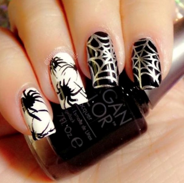 85+ Seriously Spooky Halloween Nail Art Ideas 172 halloween nail ideas 169 85+ Seriously Spooky Halloween Nail Art Ideas - 172