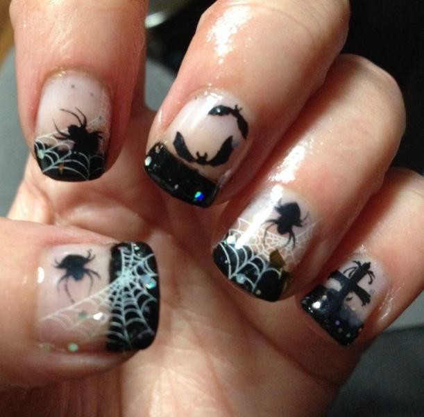 halloween-nail-ideas-173 89+ Seriously Spooky Halloween Nail Art Ideas