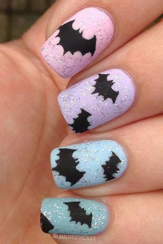 halloween-nail-ideas-18 89+ Seriously Spooky Halloween Nail Art Ideas