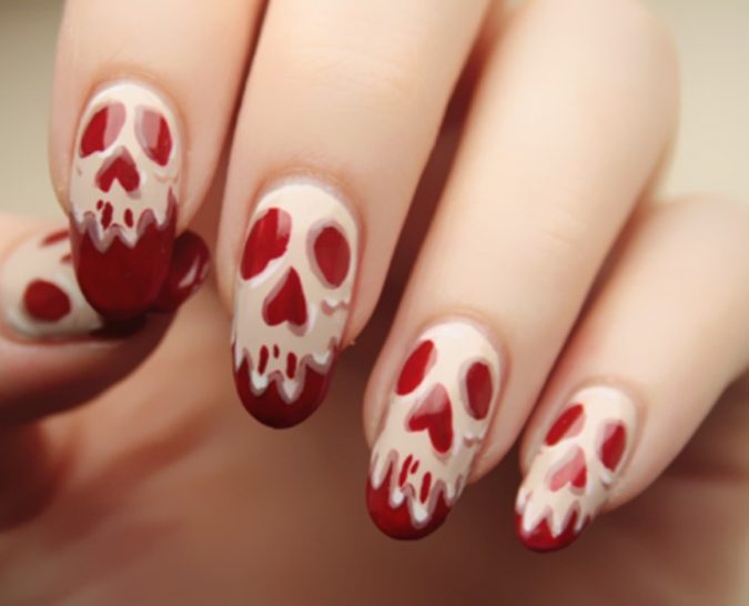 6. "Vampire-inspired nail designs" - wide 2