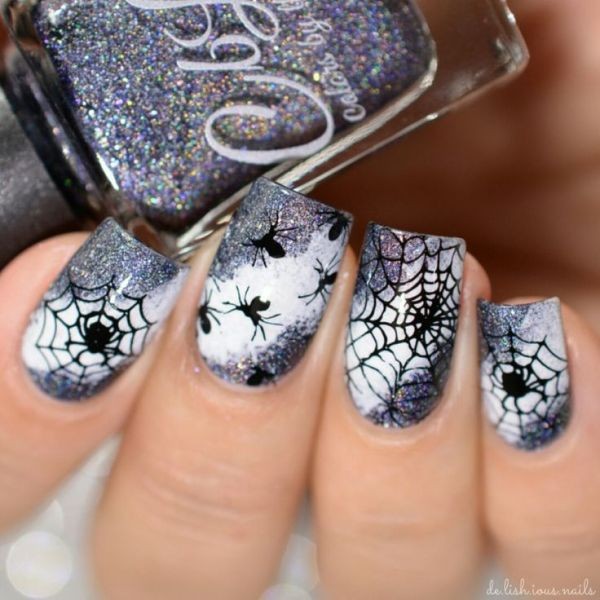 85+ Seriously Spooky Halloween Nail Art Ideas 55 halloween nail ideas 46 85+ Seriously Spooky Halloween Nail Art Ideas - 55