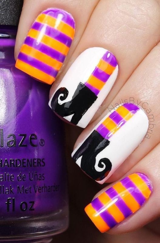 85+ Seriously Spooky Halloween Nail Art Ideas 7 halloween nail ideas 5 85+ Seriously Spooky Halloween Nail Art Ideas - 7