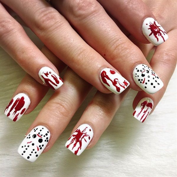 85+ Seriously Spooky Halloween Nail Art Ideas 63 halloween nail ideas 54 85+ Seriously Spooky Halloween Nail Art Ideas - 63