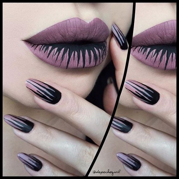 85+ Seriously Spooky Halloween Nail Art Ideas 94 halloween nail ideas 85 85+ Seriously Spooky Halloween Nail Art Ideas - 94