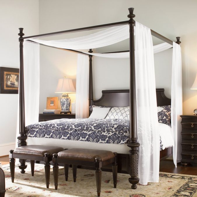 modern-canopy-bedroom-675x676 Canopy Beds through History... 35+ Bedroom Designs