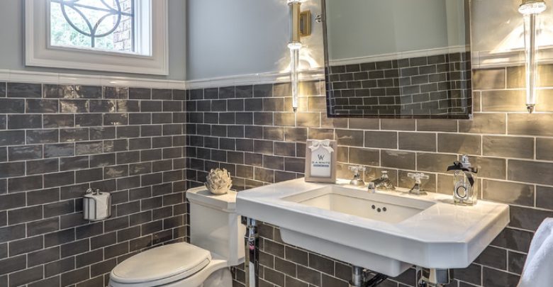 powder room half bathroom 3 Top 10 Stunning Powder Room Decorating Ideas - Bathroom Mirror Designs 1