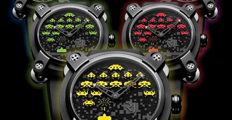 rj Top 10 Craziest Men's Watches - space invaders 1