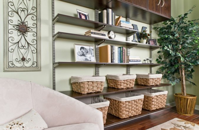 small apartment shelving organization 5 Best Ways to Make Your Small Space Cleaner - 5