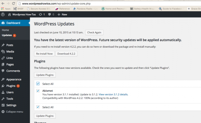 update wordpress plugins 10 Reasons & Plugins Factors for Better Website Performance - 4
