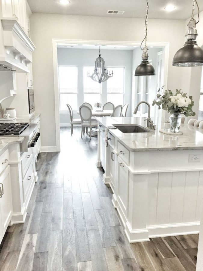 white kitchen 2 Top 10 Best White Bright Kitchen Design Ideas - 15