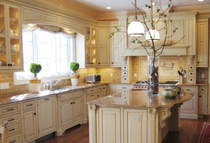 white kitchen with plants 2 Top 10 Best White Bright Kitchen Design Ideas - 18