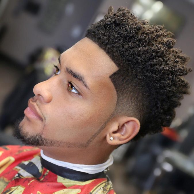 African American men Textured Hairstyle 7 Craziest Curly Hairstyles for Black Men - 5