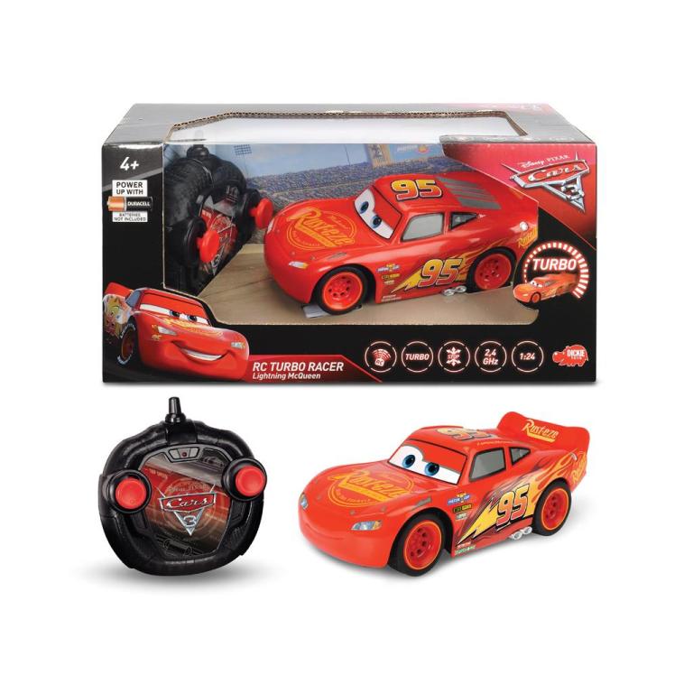 Cars-3-Lightning-McQueen-RC-Turbo-Racer-Car-124 40+ Hottest Christmas Toys Your Kids Really Want in 2022
