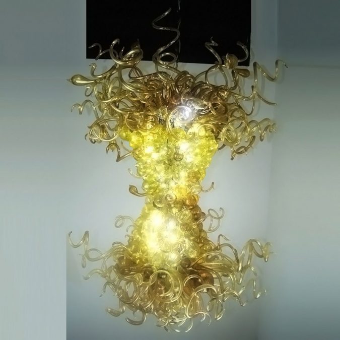 Golden-Luxurious-Moden-Glass-Chandelier-675x675 Top 10 Unique Lighting Products Trending in 2022