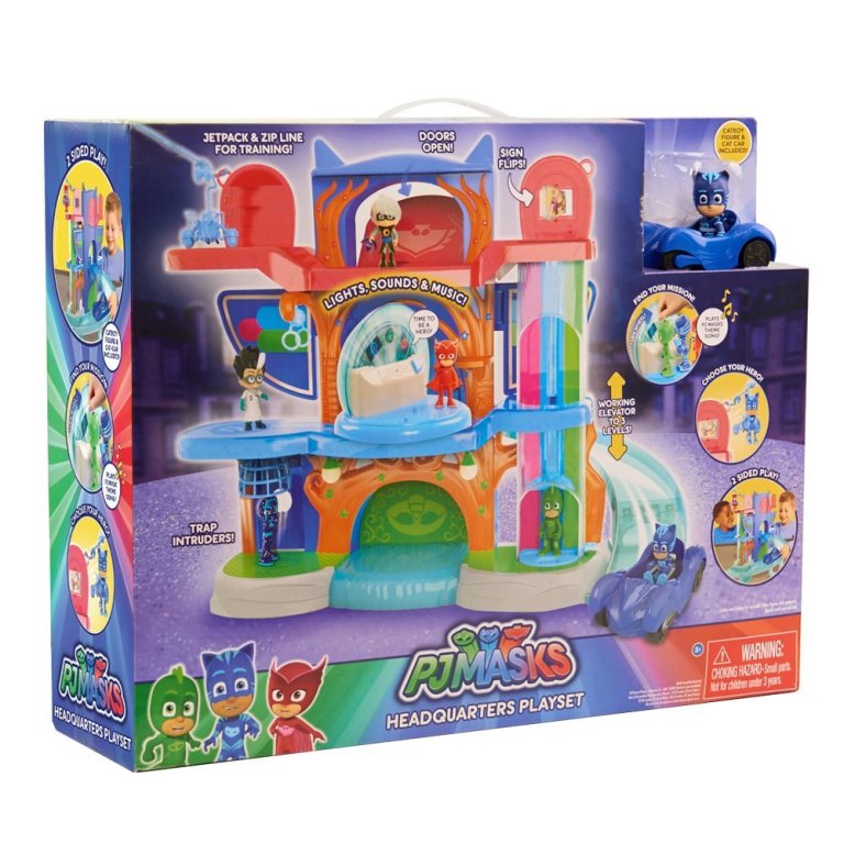 Just-Play-PJ-Masks-Headquarters-Playset 40+ Hottest Christmas Toys Your Kids Really Want in 2022