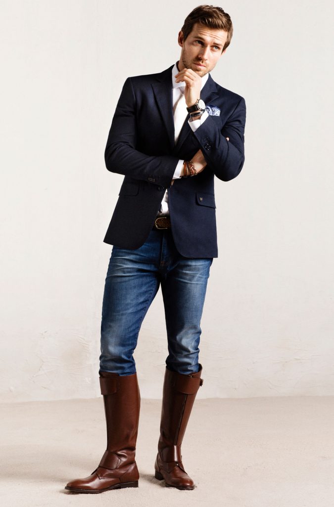 Riding boots men outfit Know What's In and Out in the Fashion World - 22
