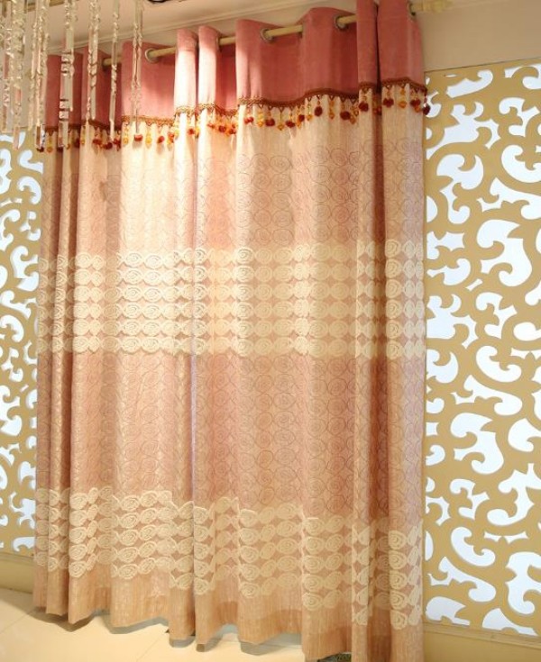 blackout curtains with fur balls 2 7 Luxurious Blackout Curtain Ideas That Will Turn Your Window into a Piece of Art - 17