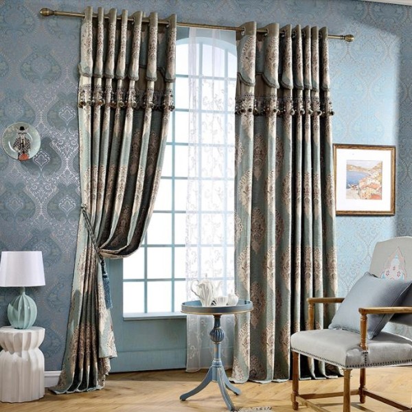 blackout-curtains-with-fur-balls-6 7 Luxurious Blackout Curtain Ideas That Will Turn Your Window into a Piece of Art
