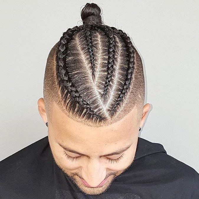 bun-fade-haircut-for-men-675x675 7 Crazy Curly Hairstyles for Black Men in 2020