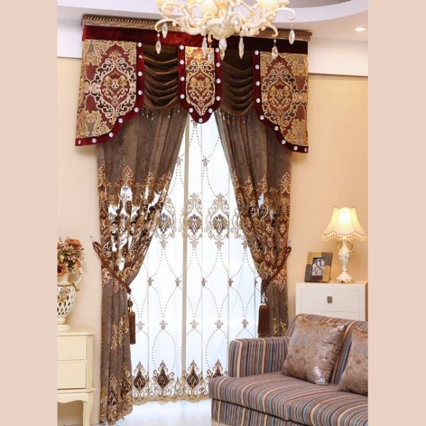 crystals and beads 8 7 Luxurious Blackout Curtain Ideas That Will Turn Your Window into a Piece of Art - 44