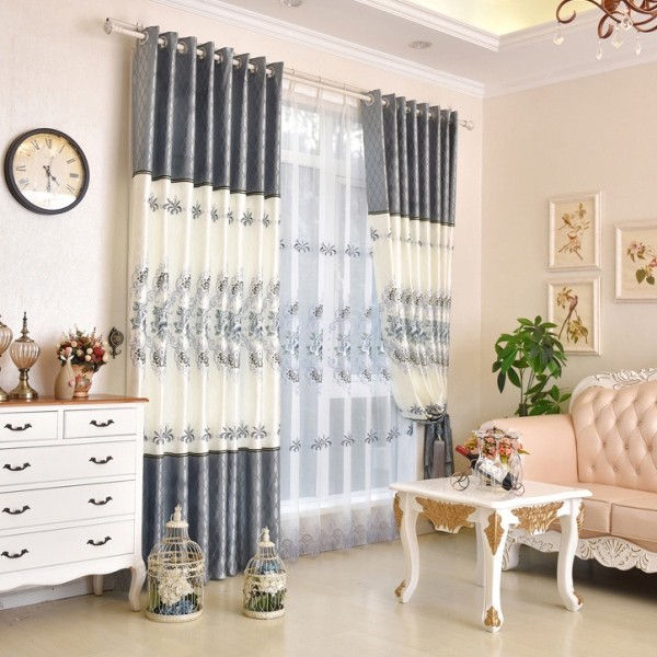 embroidered blackout curtains 12 7 Luxurious Blackout Curtain Ideas That Will Turn Your Window into a Piece of Art - 14