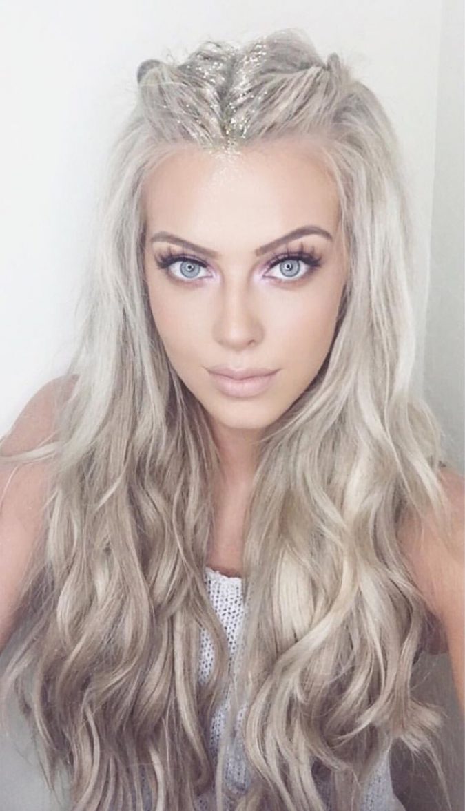 hair-with-glitter-roots-675x1178 Top 10 Unusual Hair Products to Use in 2020