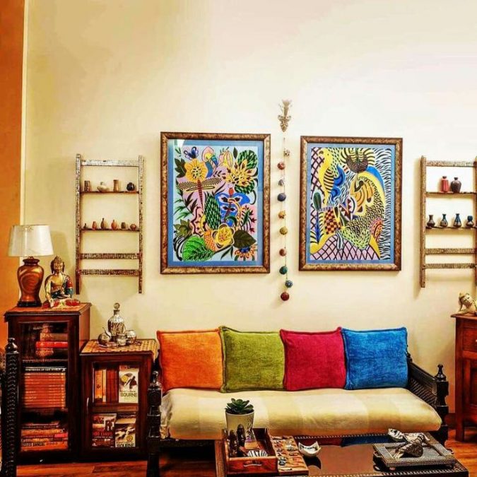 indian home decor living room Top 5 Indian Interior Design Trends - 13