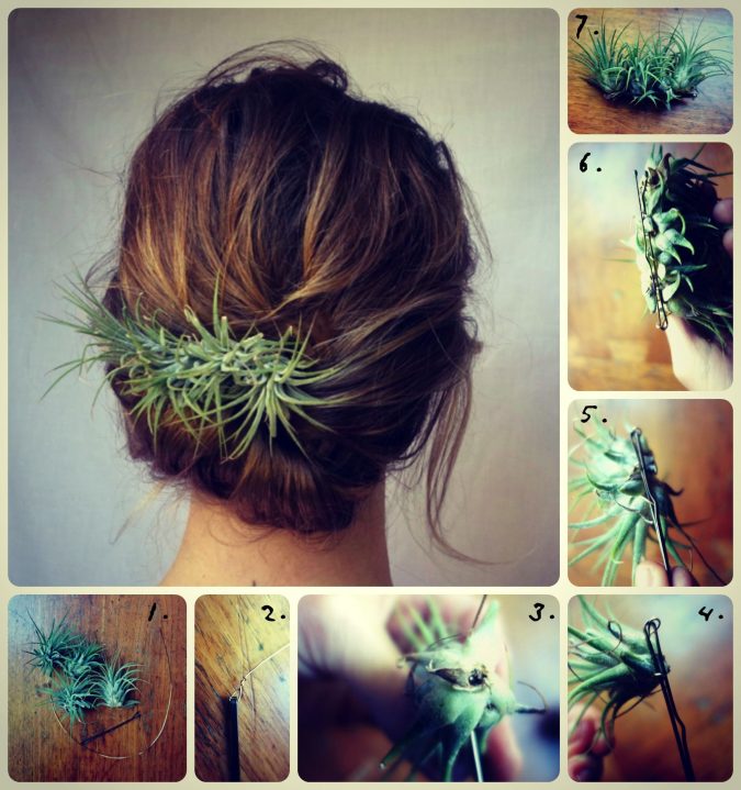 plants hair accessories 2 Top 10 Unusual Hair Products to Use - 13