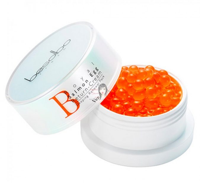salmon egg cream Top 10 Unusual Cosmetic Products - 4