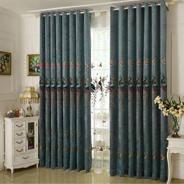 sheer-curtains-10 7 Luxurious Blackout Curtain Ideas That Will Turn Your Window into a Piece of Art