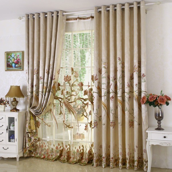 sheer-curtains-11 7 Luxurious Blackout Curtain Ideas That Will Turn Your Window into a Piece of Art