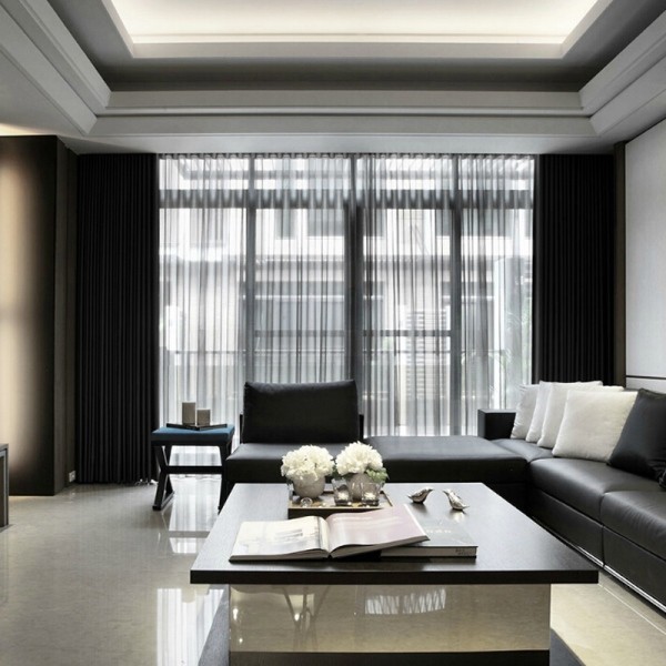 sheer curtains 12 7 Luxurious Blackout Curtain Ideas That Will Turn Your Window into a Piece of Art - 74