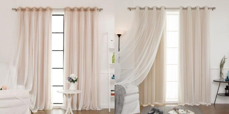 sheer curtains 15 7 Luxurious Blackout Curtain Ideas That Will Turn Your Window into a Piece of Art - 77