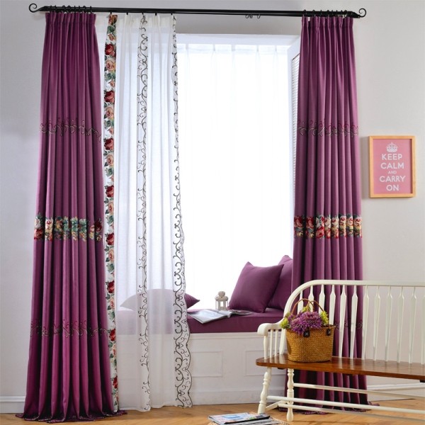 sheer curtains 3 7 Luxurious Blackout Curtain Ideas That Will Turn Your Window into a Piece of Art - 65