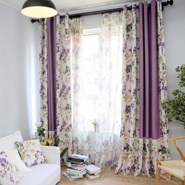 sheer-curtains-9 7 Luxurious Blackout Curtain Ideas That Will Turn Your Window into a Piece of Art