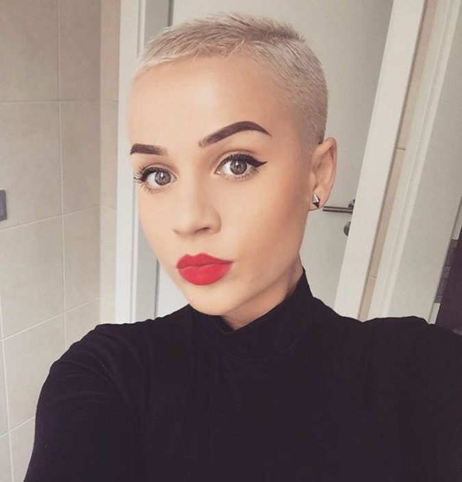 Know What's In and Out in the Fashion World 9 woman shaved head pixie haircuts Know What's In and Out in the Fashion World - 9