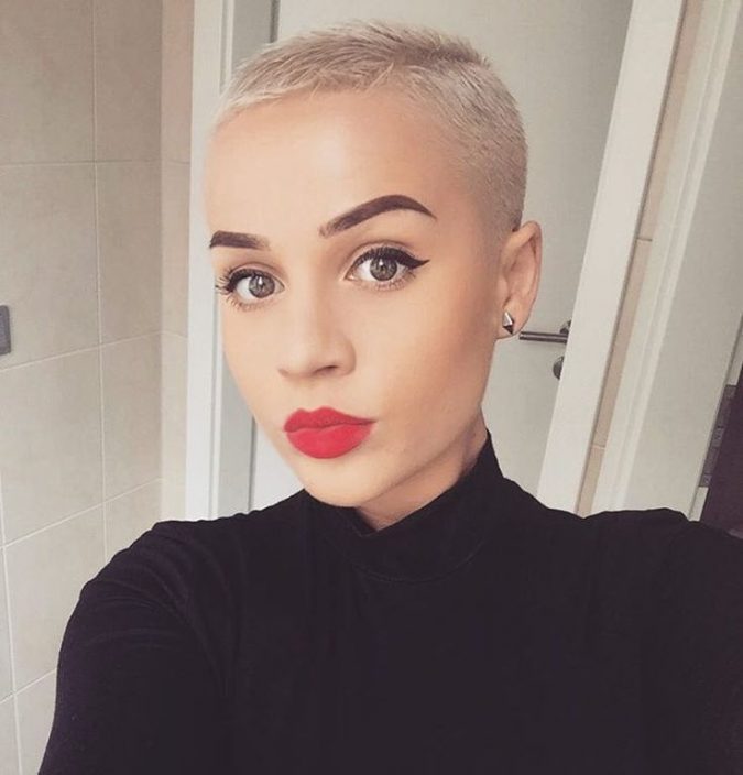 woman shaved head pixie haircuts Know What's In and Out in the Fashion World - 9