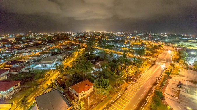 Top 5 Debt-Free Countries in The World! 14 Burunei Kuala Belait at Night Top 5 Debt-Free Countries in The World! - 14