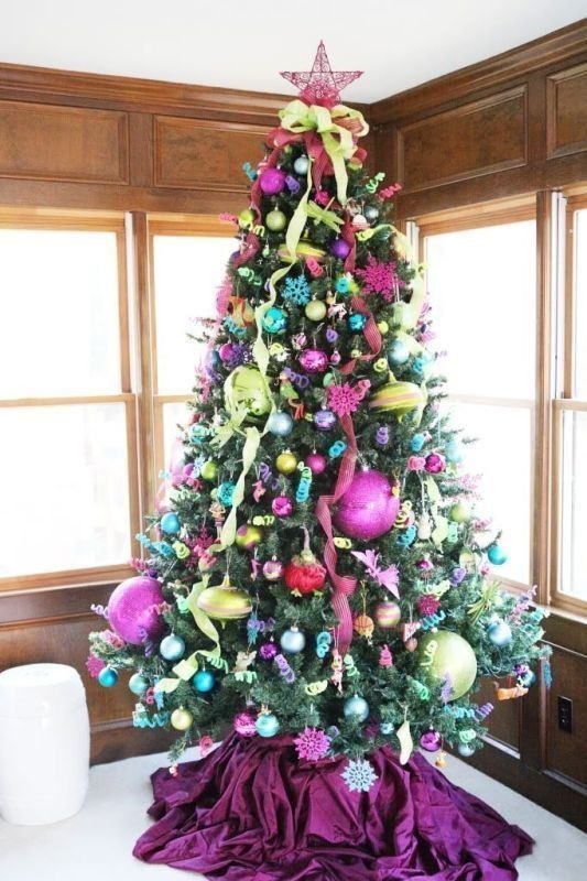 Christmas-tree-decoration-ideas-2018-45 96+ Fabulous Christmas Tree Decoration Ideas 2021/2022