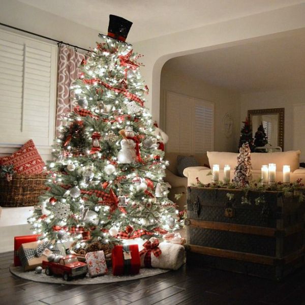 Christmas-tree-decoration-ideas-2018-93 96+ Fabulous Christmas Tree Decoration Ideas 2021/2022