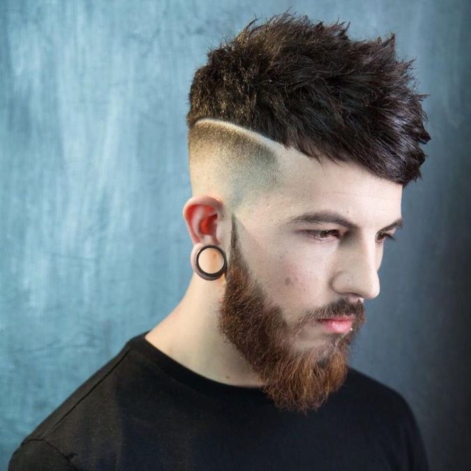 High-Temp-Fade-and-Messy-Textured-Hair-men-hairstyle-675x675 6 Most Edgy Hairstyles For Men in 202020