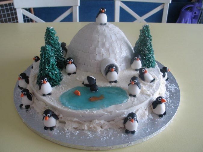 Igloo-design-for-Christmas-cake-2-675x506 Top 10 Mouth-watering Christmas Cake Decorations 2020