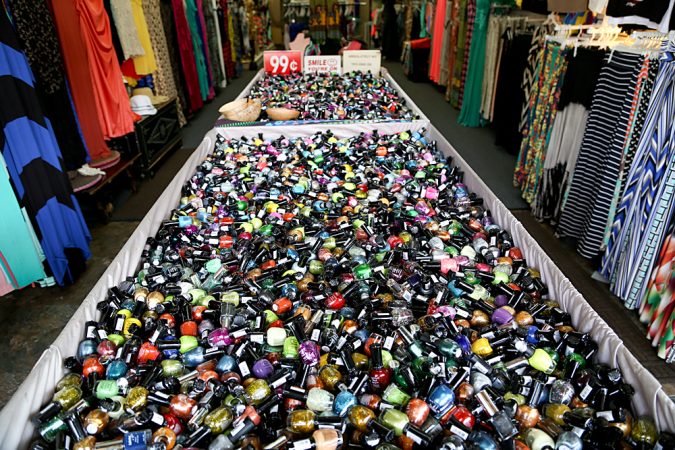 LA Fashion District nail polish Top 10 Cool & Unusual Things to Do in Los Angeles - 19
