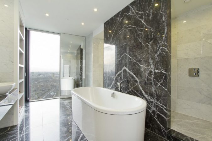 Marble bathroom Recessed Lighting Best 10 Master Bathroom Design Ideas - 12