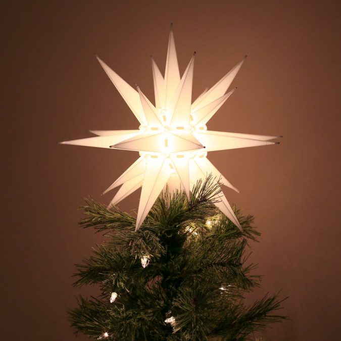 North Carolina Moravian Star Christmas Tree Topper Light Top 10 Christmas Decoration Ideas & Trends - 10