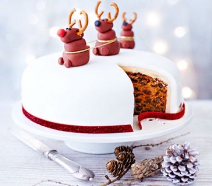Rudolph-Christmas-cake-675x594 Top 10 Mouth-watering Christmas Cake Decorations 2020