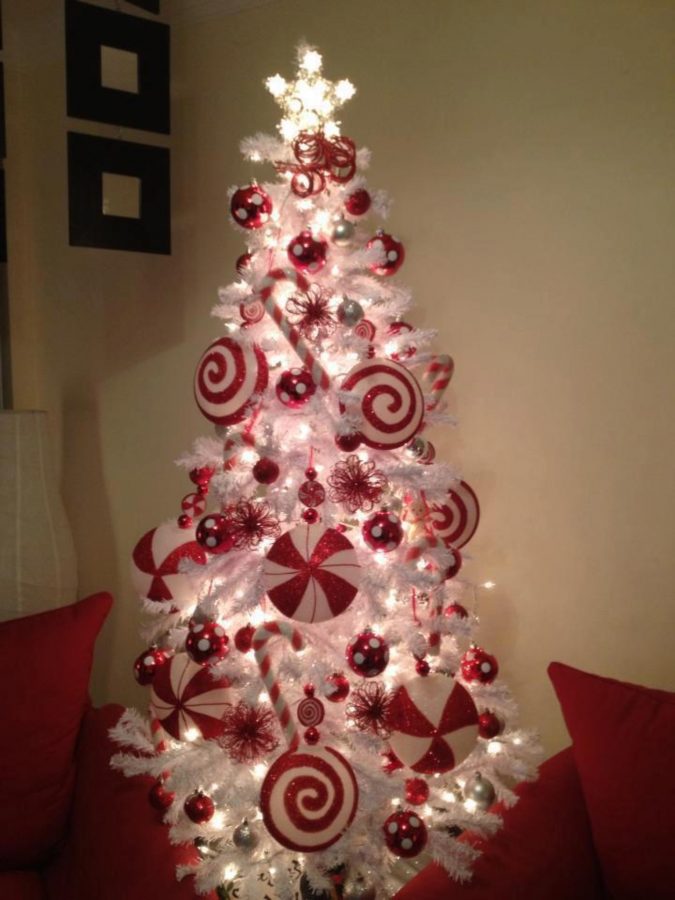 White christmas tree with red decoration 2 Top 10 Christmas Decoration Ideas & Trends - 13