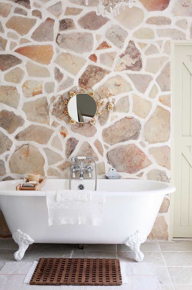 bathroom decorative stone bricks 3 Best 10 Master Bathroom Design Ideas - 18